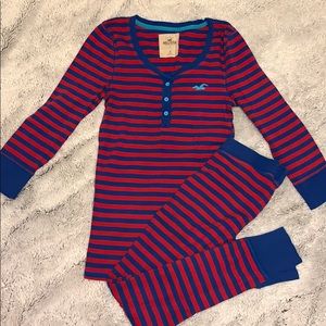 Hollister Striped Pajama Set